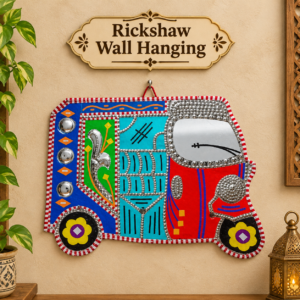 Rickshaw Wall Hanging (W-18cm, H-13cm)