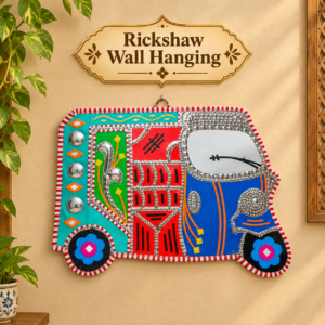 Rickshaw Wall Hanging (W-18cm, H-13cm)