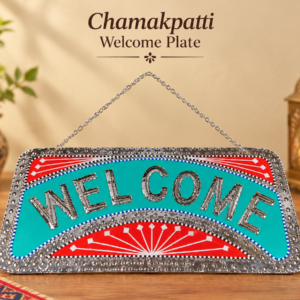 Chamakpatti Welcome Plate (W-29cm, H-15cm)