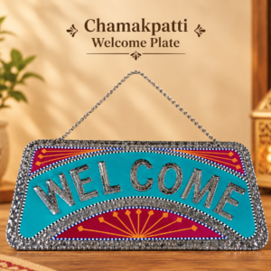 Chamakpatti Welcome Plate (W-29cm, H-15cm)