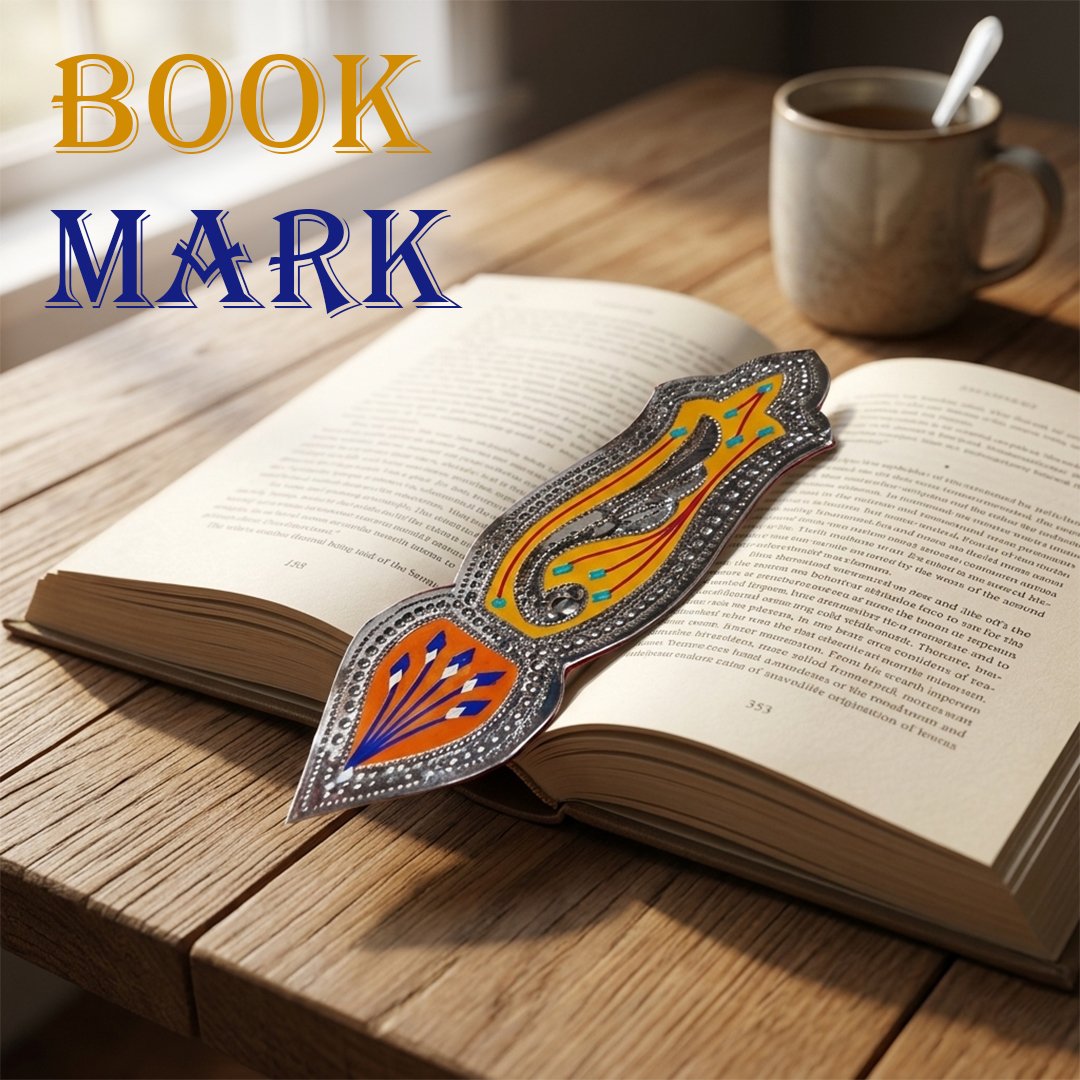 Chamakpatti Handmade Bookmark – Traditional Truck Art Inspired Design
