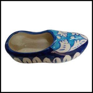 Blue Pottery Shoe Decor