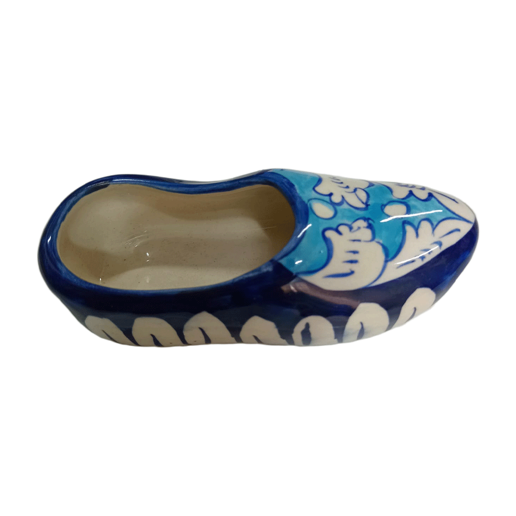 Blue Pottery Shoe Decor - Image 3