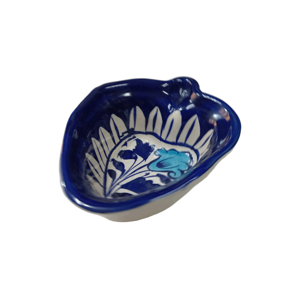 Blue Pottery Medium Butter Bowl (24cm × 14cm) - Image 3