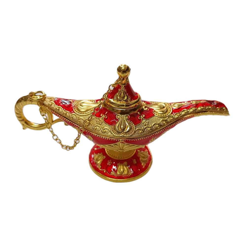 Vintage Style Aladdin Lamp Unique Gift & Decor Showpiece (W-12cm x H-6cm) - Image 3