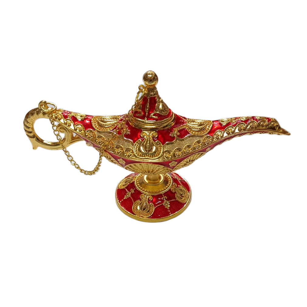 Vintage Style Aladdin Lamp Unique Gift & Decor Showpiece (W-23cm x H-12.5cm) - Image 3