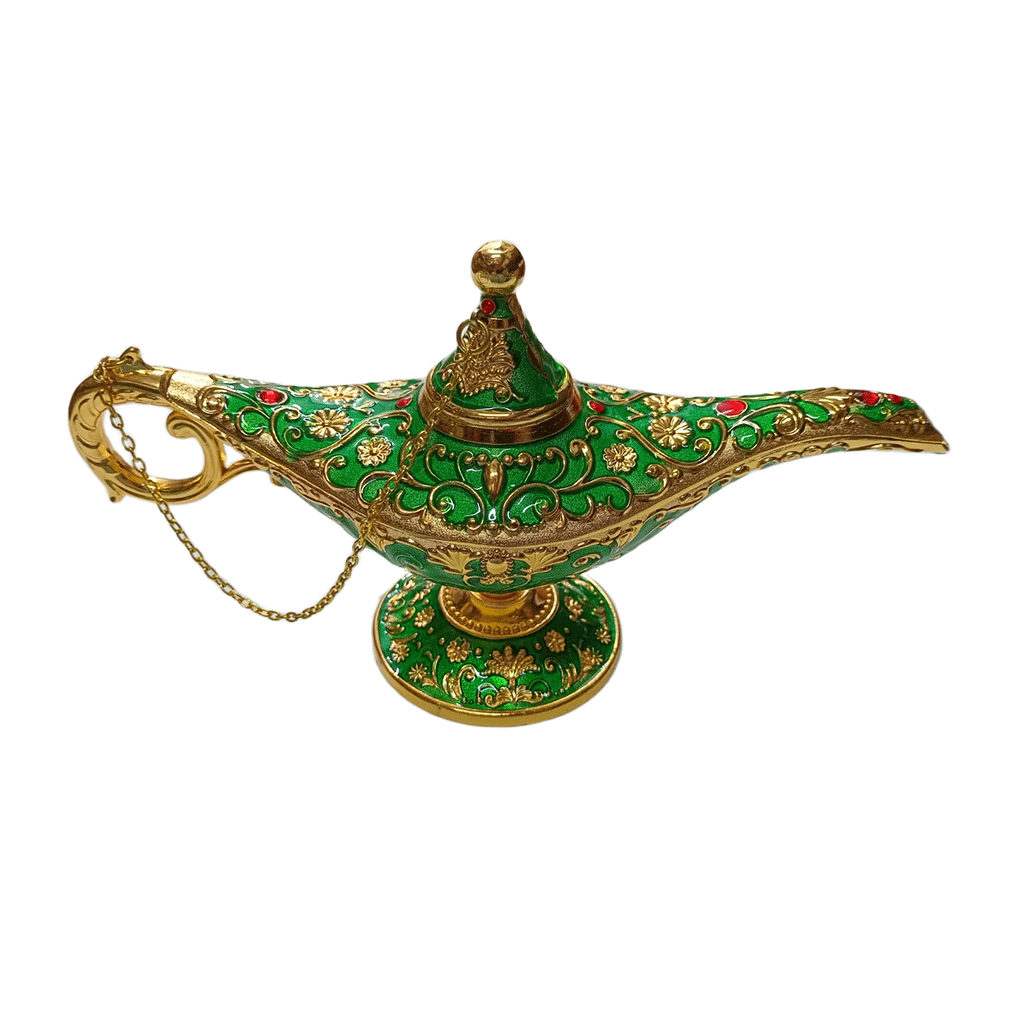 Vintage Style Aladdin Lamp Unique Gift & Decor Showpiece (W-23cm x H-12.5cm) - Image 3