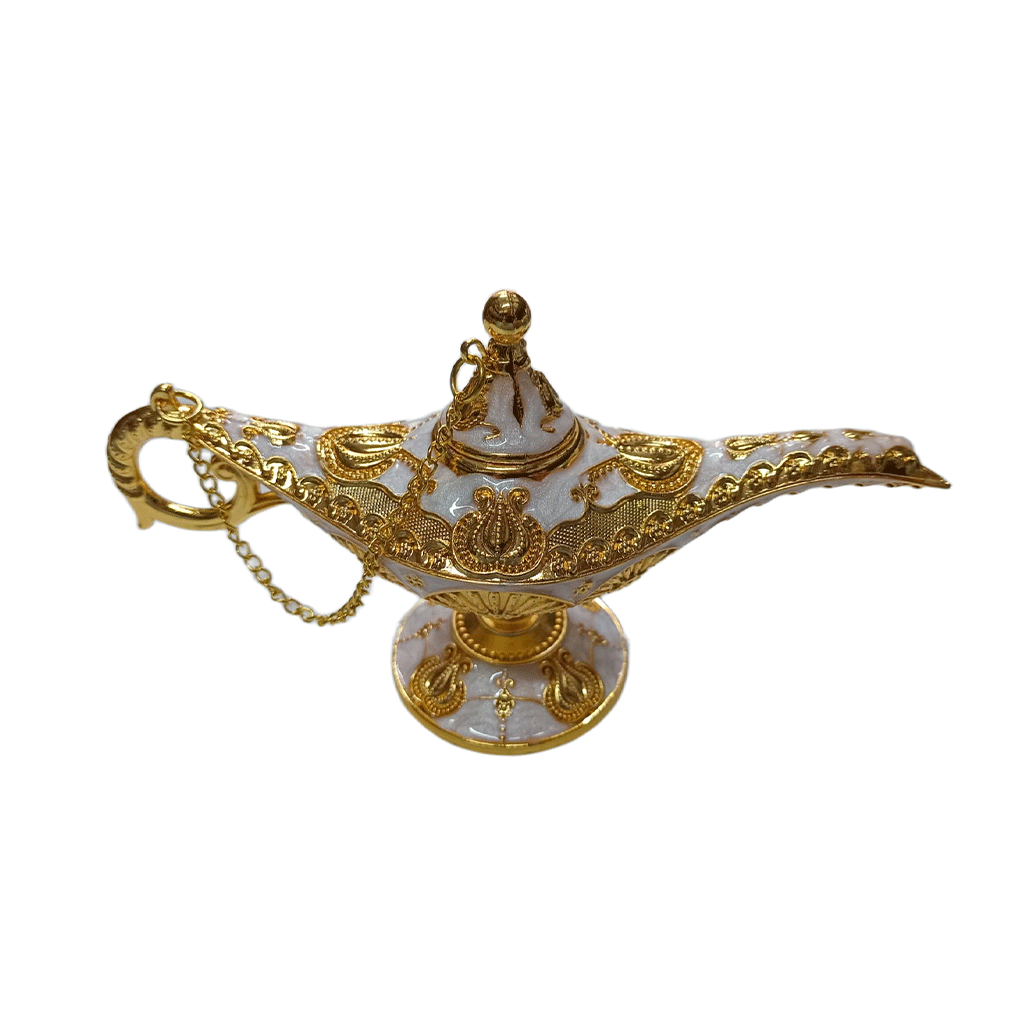 Vintage Style Aladdin Lamp Unique Gift & Decor Showpiece (W-16cm x H-9cm) - Image 3