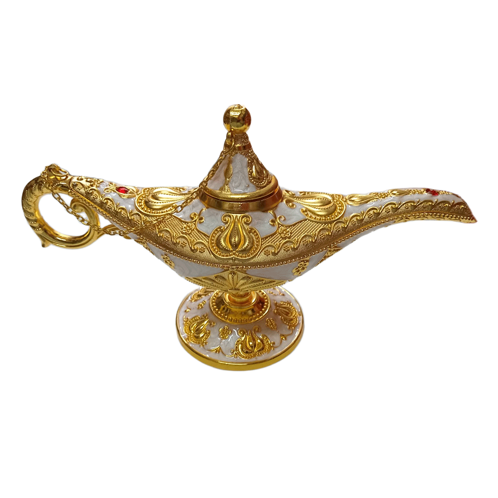 Vintage Style Aladdin Lamp Unique Gift & Decor Showpiece (W-23cm x H-12.5cm) - Image 11