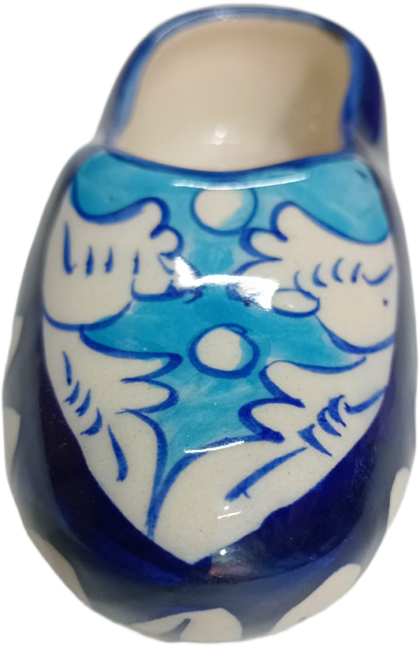 Blue Pottery Shoe Decor - Image 5