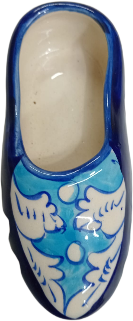 Blue Pottery Shoe Decor - Image 8