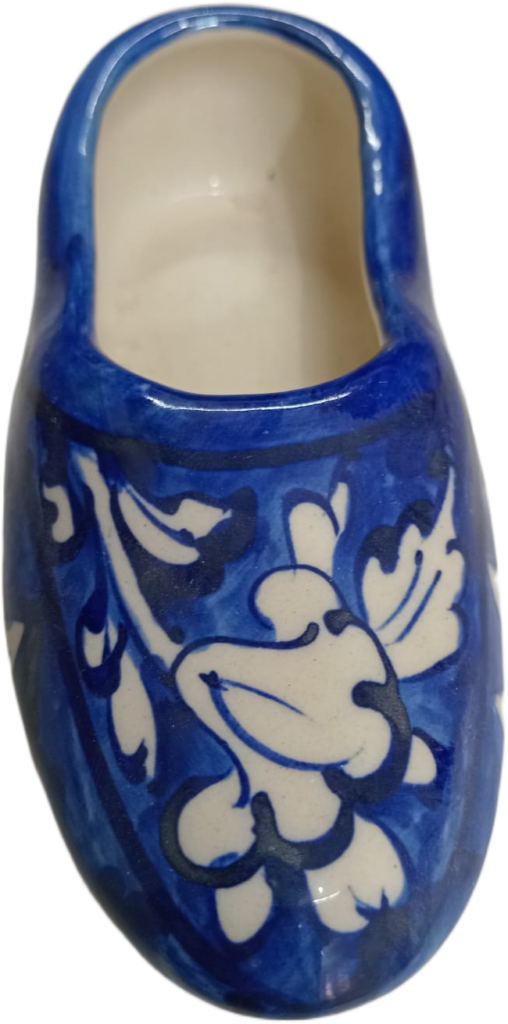 Blue Pottery Shoe Decor - Image 6