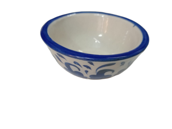 Handcrafted Blue Pottery Bowl (8cm × 4cm) - Image 4