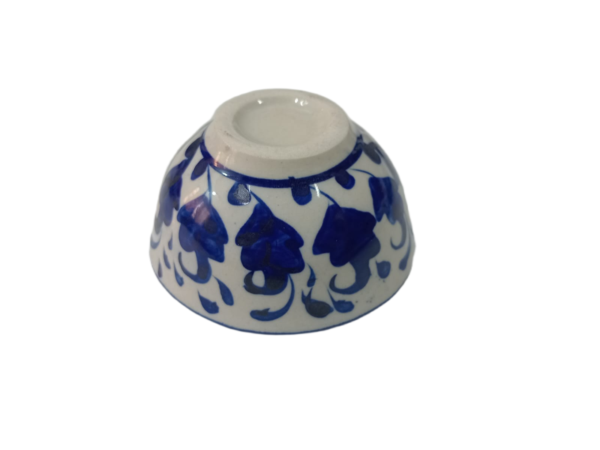Handcrafted Blue Pottery Bowl (8cm × 4cm) - Image 5