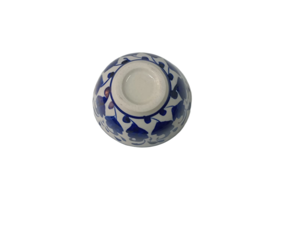 Handcrafted Blue Pottery Bowl (8cm × 4cm) - Image 6