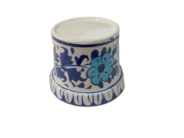 Blue Pottery Butter Cup - Image 6