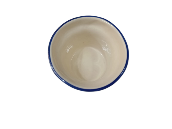 Blue Pottery Butter Cup - Image 7