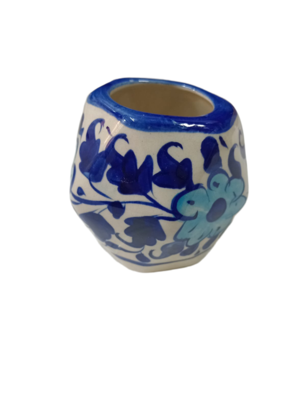 Blue Pottery Diamond Mini Bowl (5cm × 5.6cm) - Image 5