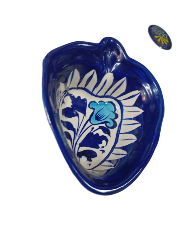 Blue Pottery Medium Butter Bowl (24cm × 14cm) - Image 5