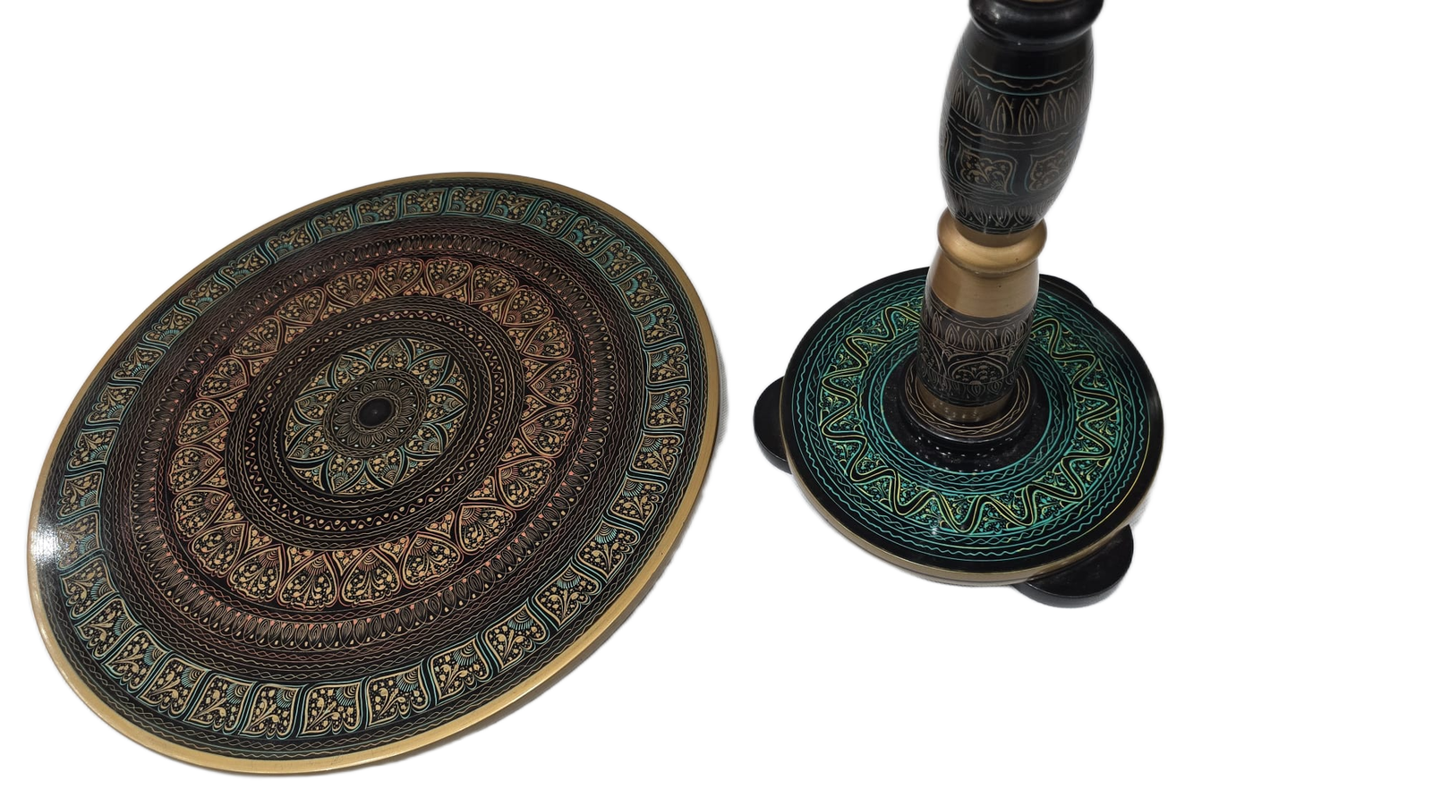 Naqsheen Coffee Table (D:43 cm | H:46 cm) - Image 4