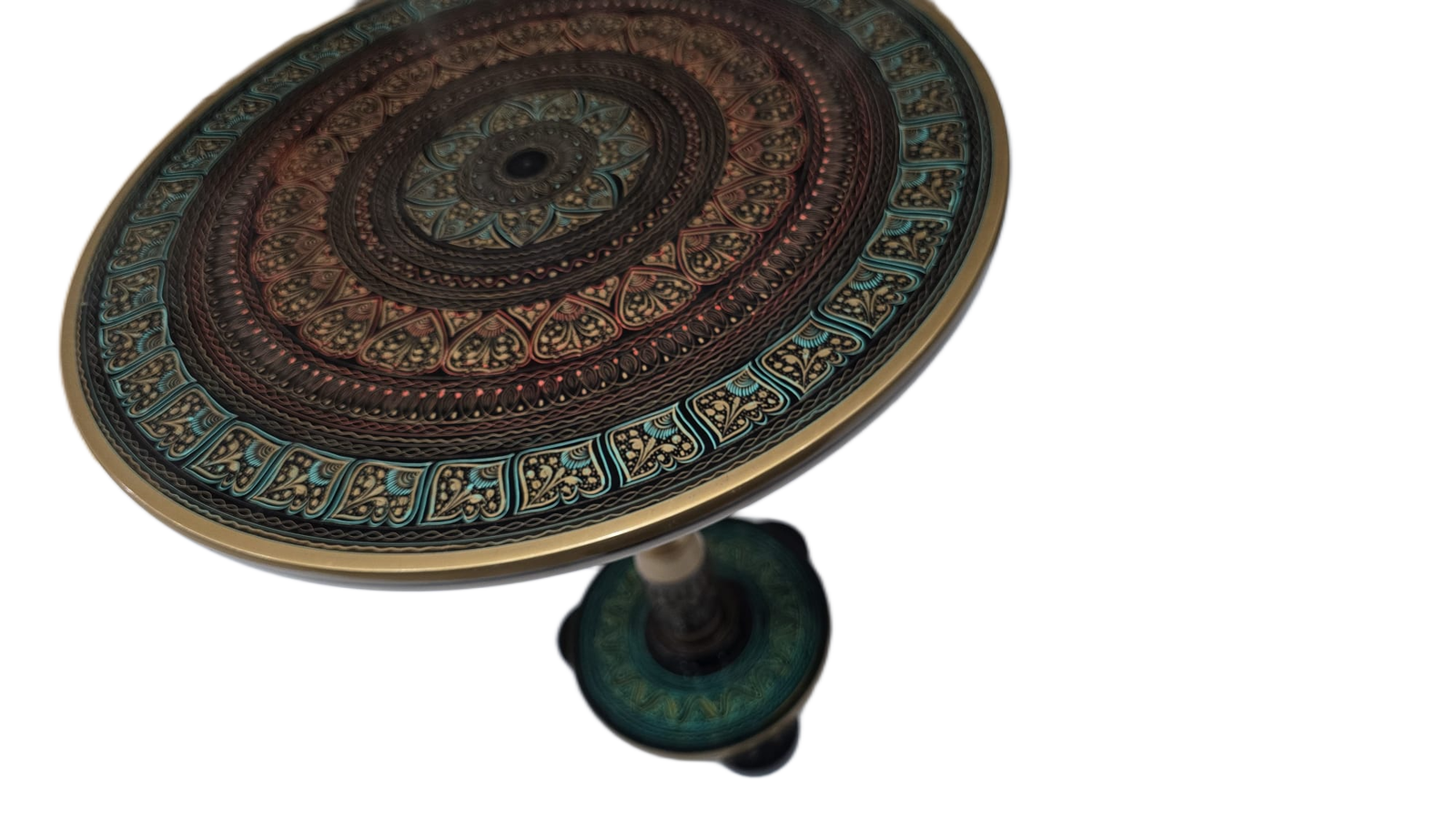 Naqsheen Coffee Table (D:43 cm | H:46 cm) - Image 5