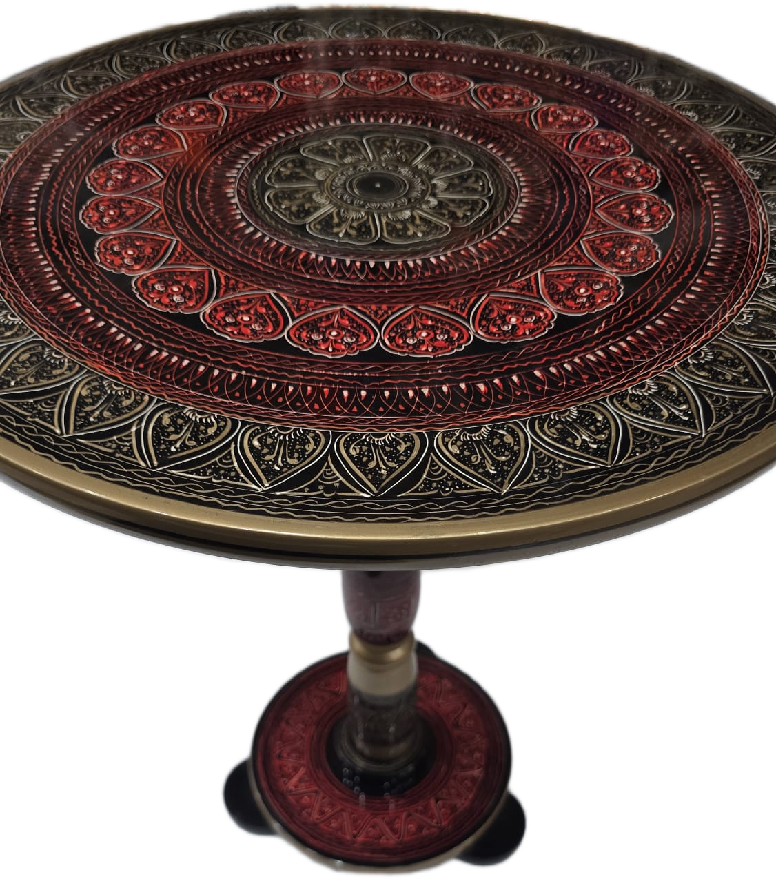 Naqsheen Coffee Table (D:43 cm | H:46 cm) - Image 3