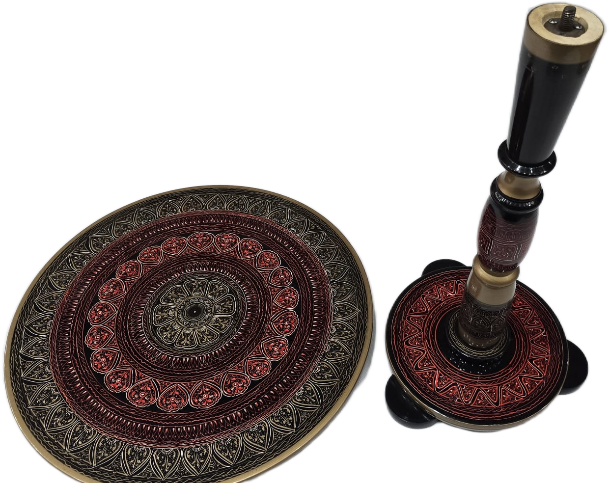Naqsheen Coffee Table (D:43 cm | H:46 cm) - Image 4