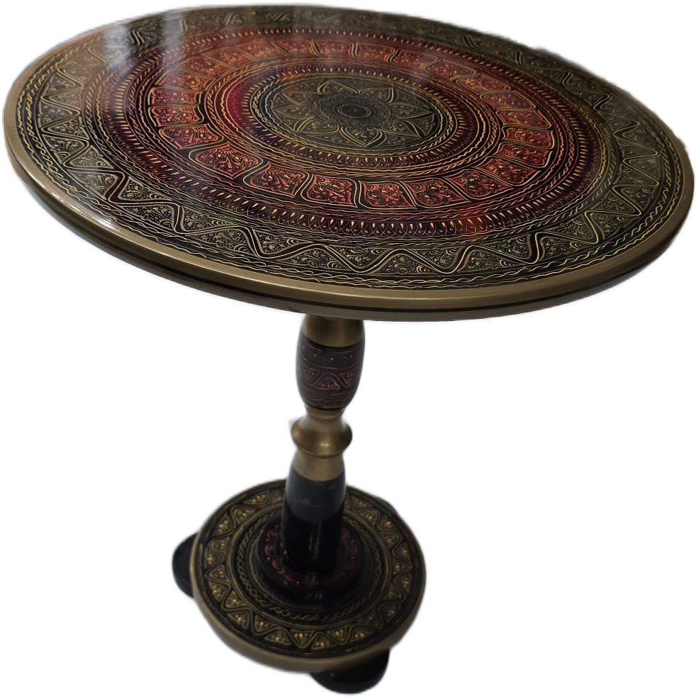 Naqsheen Coffee Table (D:43 cm | H:46 cm) - Image 7
