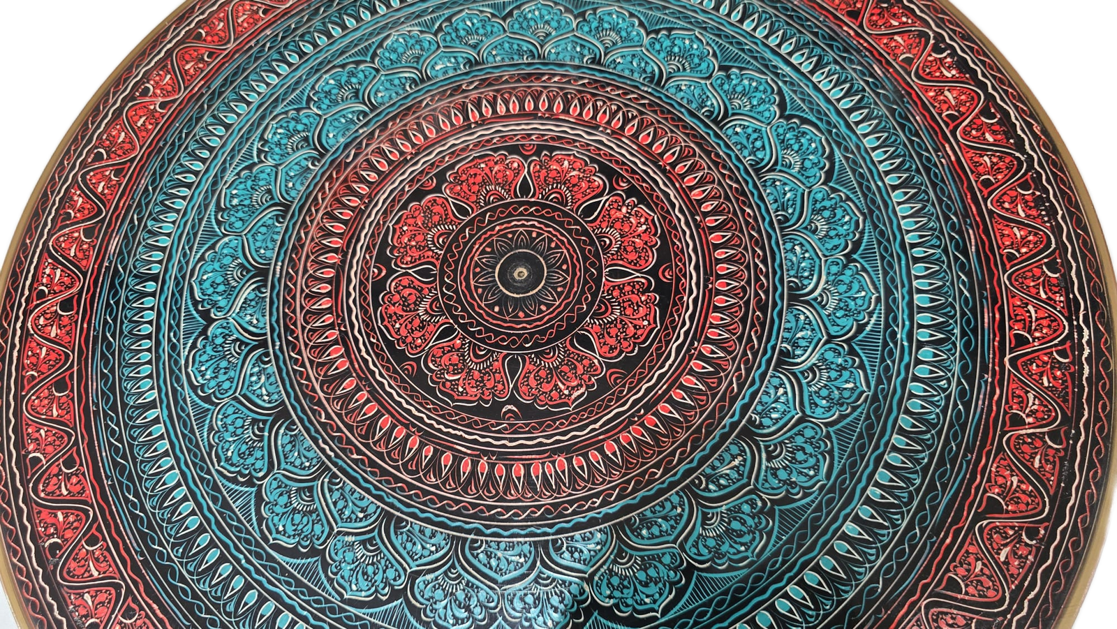 Naqsheen Coffee Table (D:43 cm | H:46 cm) - Image 5