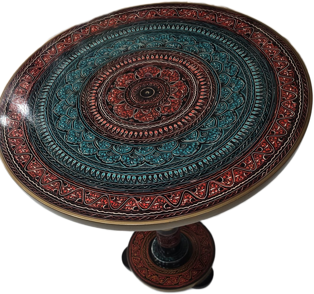 Naqsheen Coffee Table (D:43 cm | H:46 cm) - Image 6