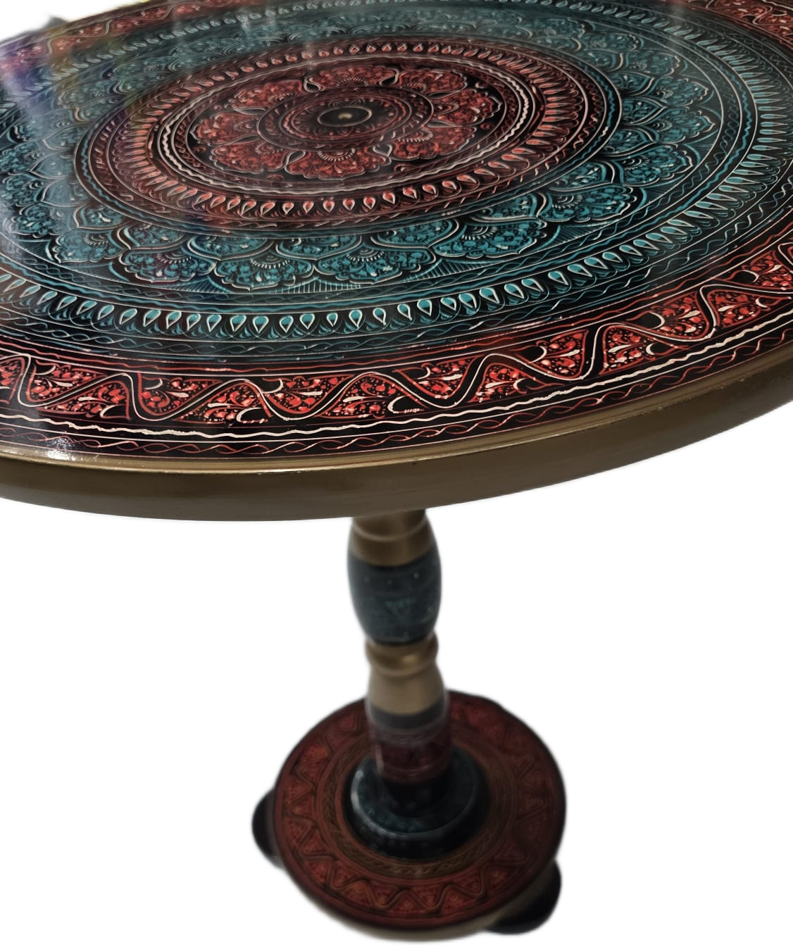 Naqsheen Coffee Table (D:43 cm | H:46 cm) - Image 9