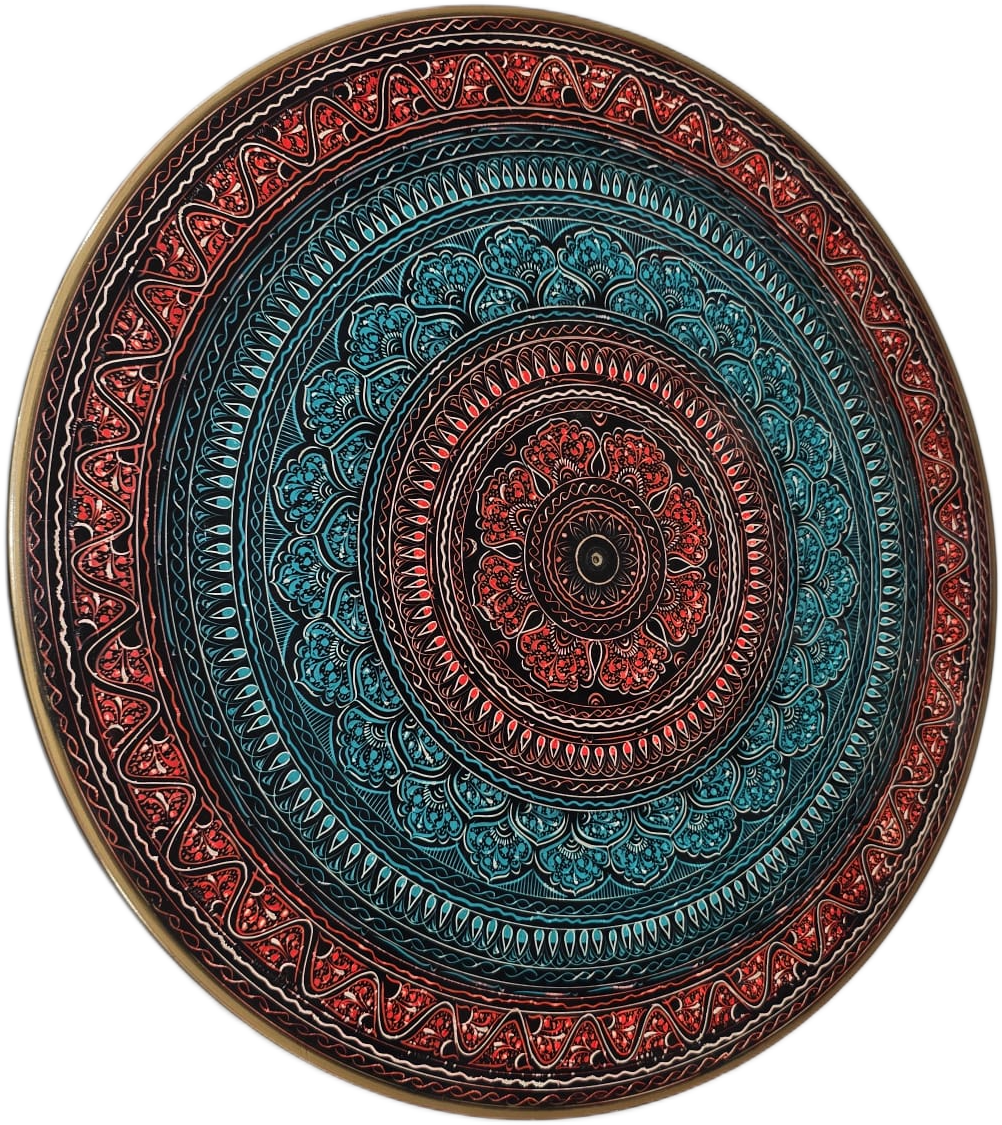 Naqsheen Coffee Table (D:43 cm | H:46 cm) - Image 15