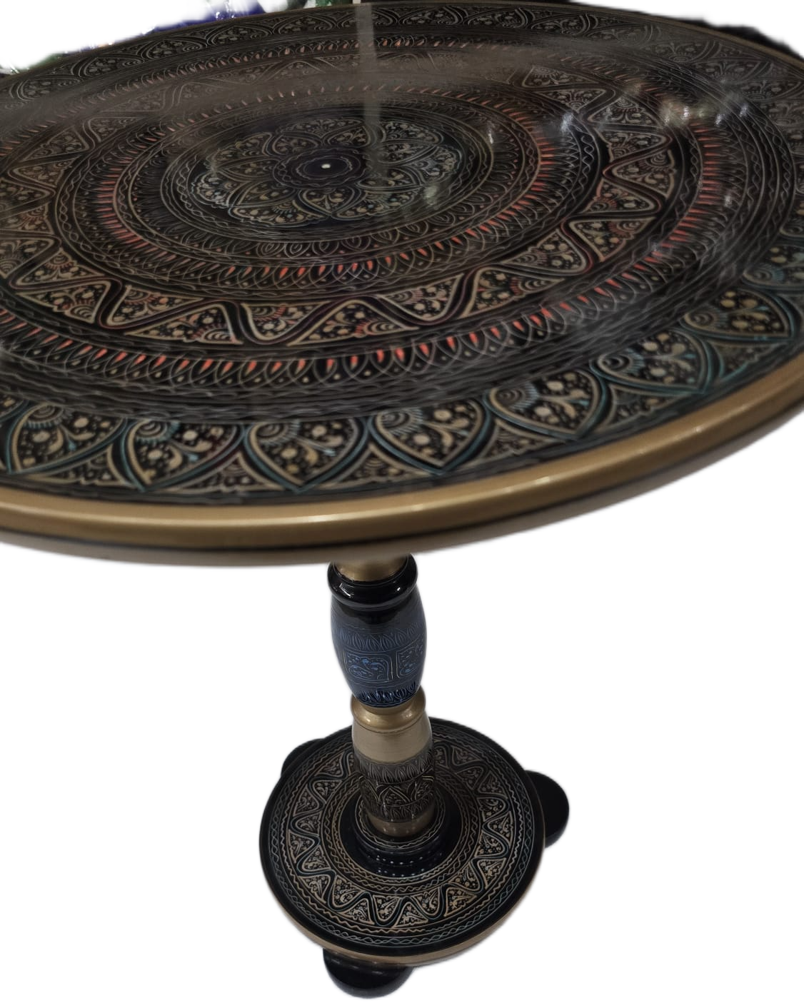 Naqsheen Coffee Table (D:43 cm | H:46 cm) - Image 3