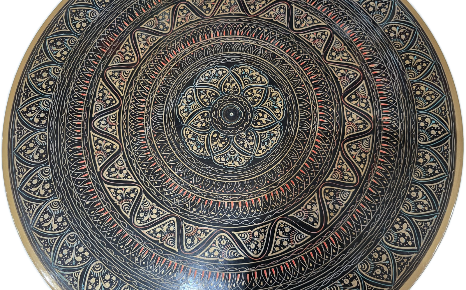 Naqsheen Coffee Table (D:43 cm | H:46 cm) - Image 19