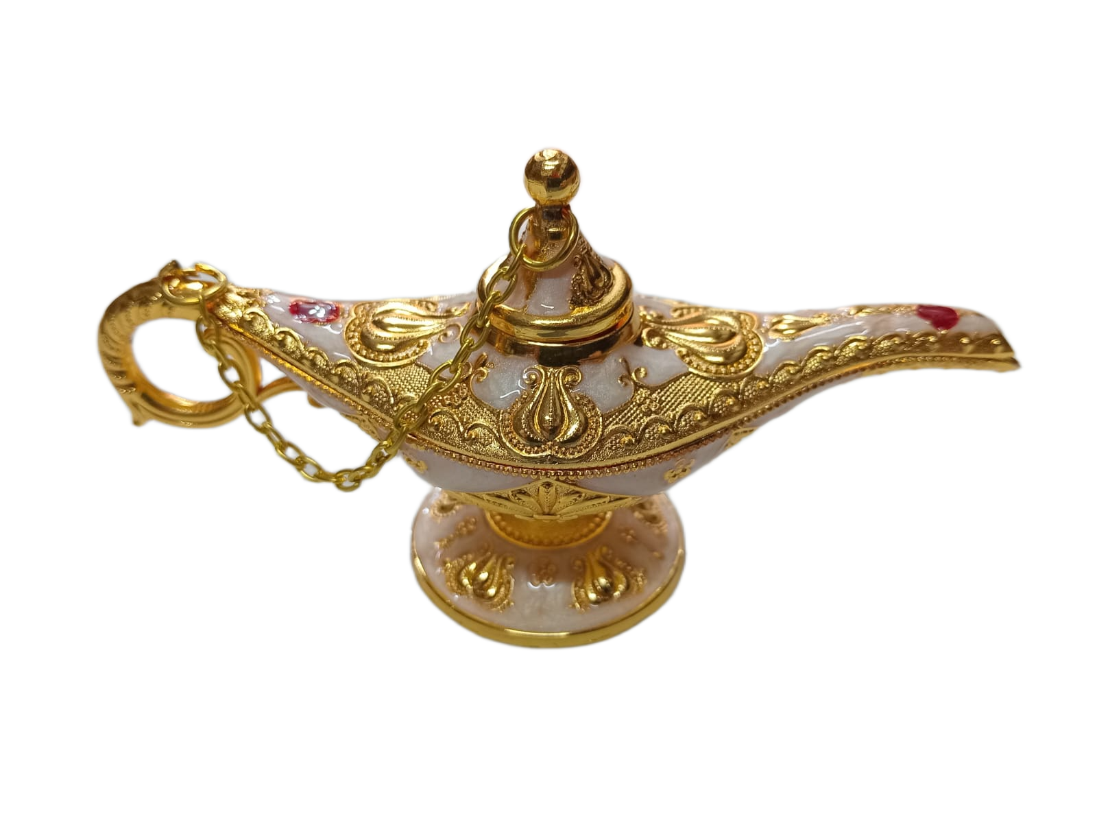 Vintage Style Aladdin Lamp Unique Gift & Decor Showpiece (W-12cm x H-6cm) - Image 9