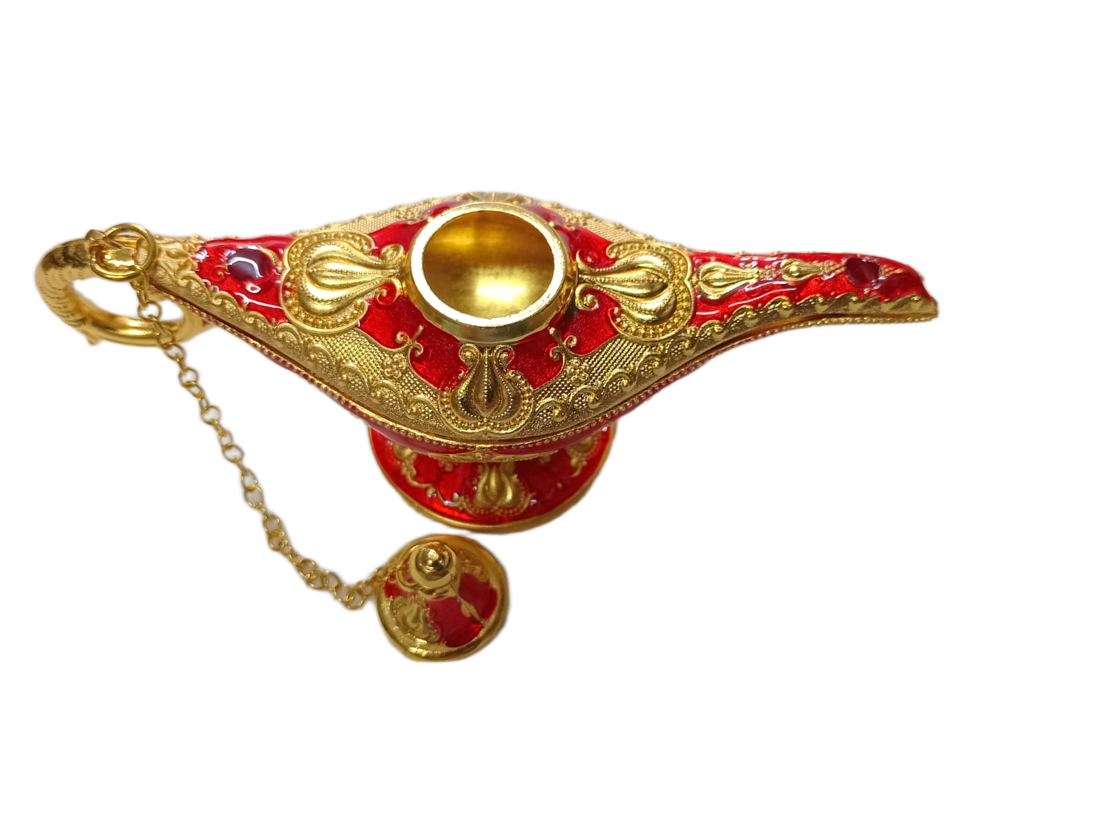 Vintage Style Aladdin Lamp Unique Gift & Decor Showpiece (W-12cm x H-6cm) - Image 4