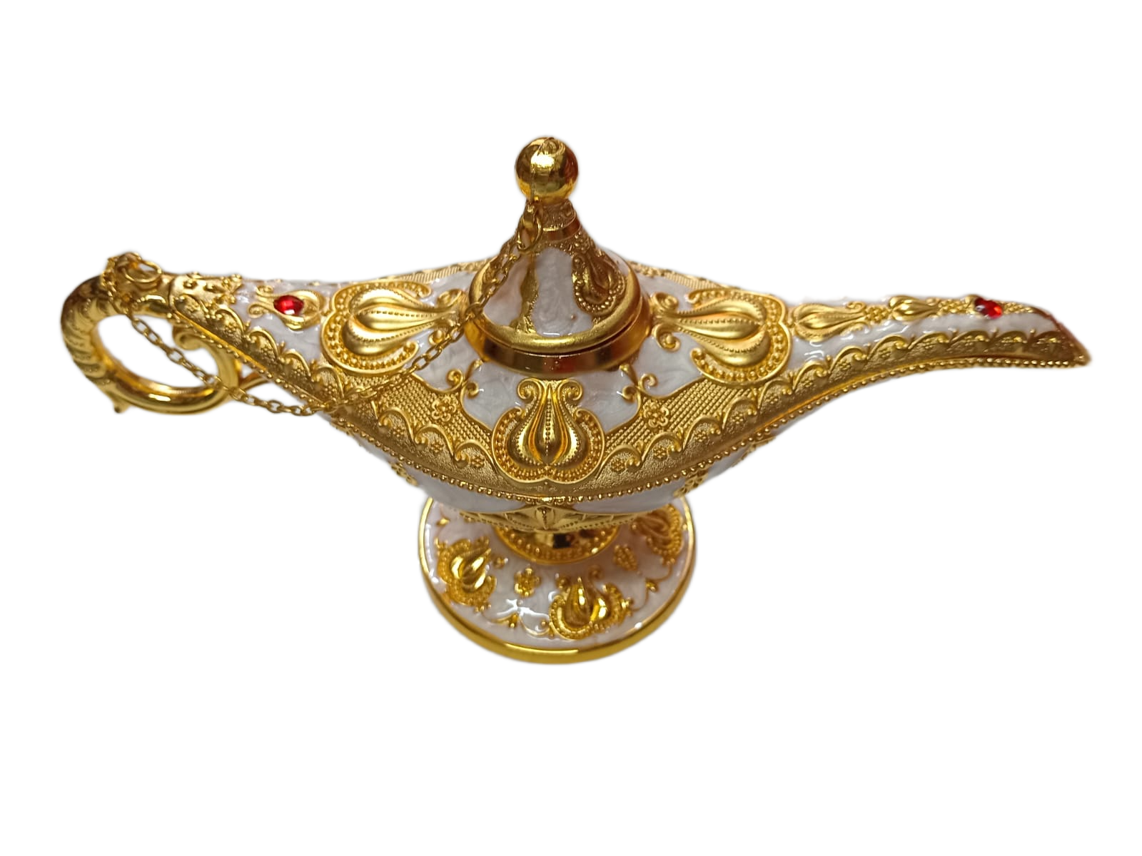 Vintage Style Aladdin Lamp Unique Gift & Decor Showpiece (W-23cm x H-12.5cm) - Image 5