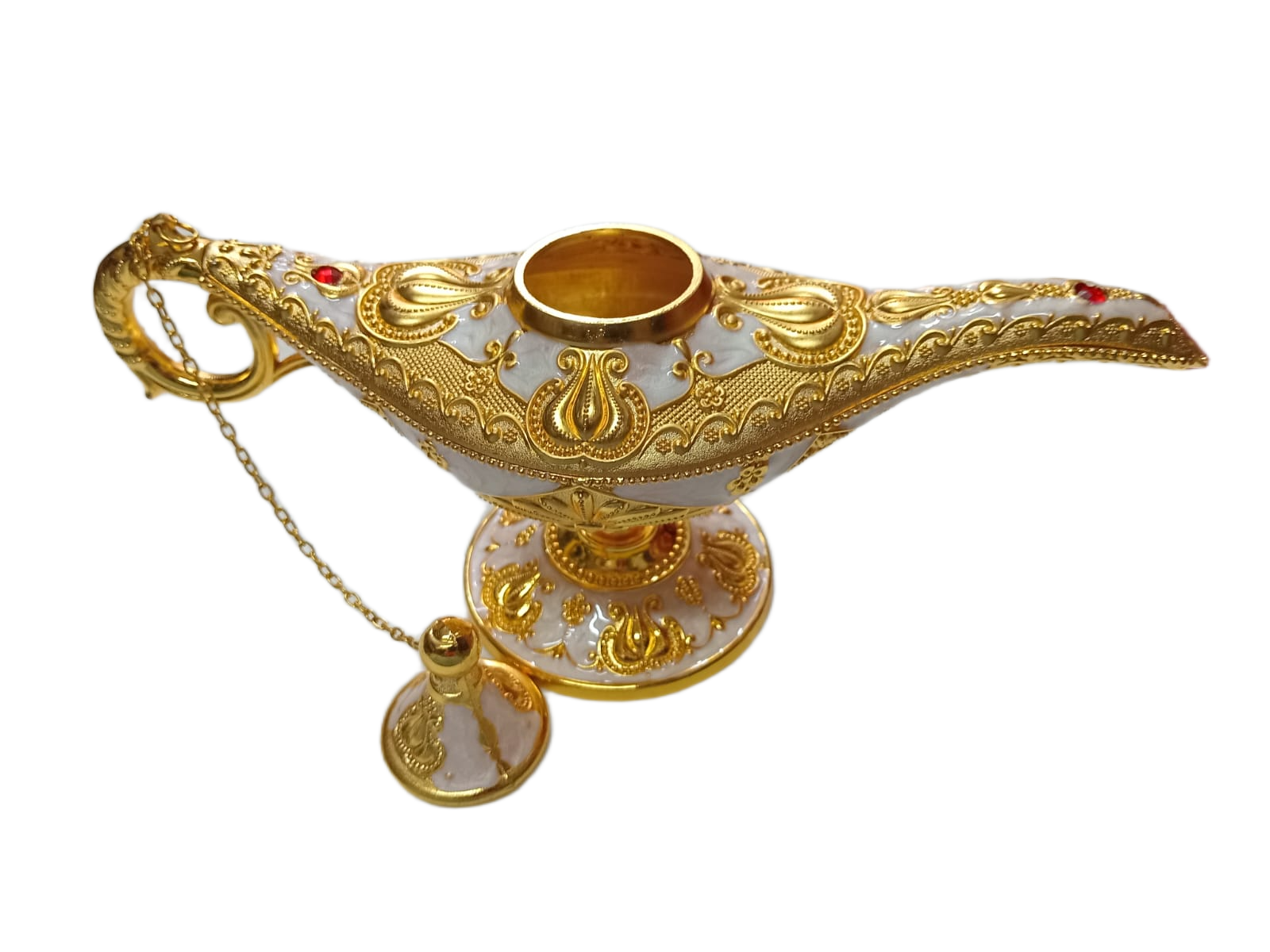 Vintage Style Aladdin Lamp Unique Gift & Decor Showpiece (W-23cm x H-12.5cm) - Image 7