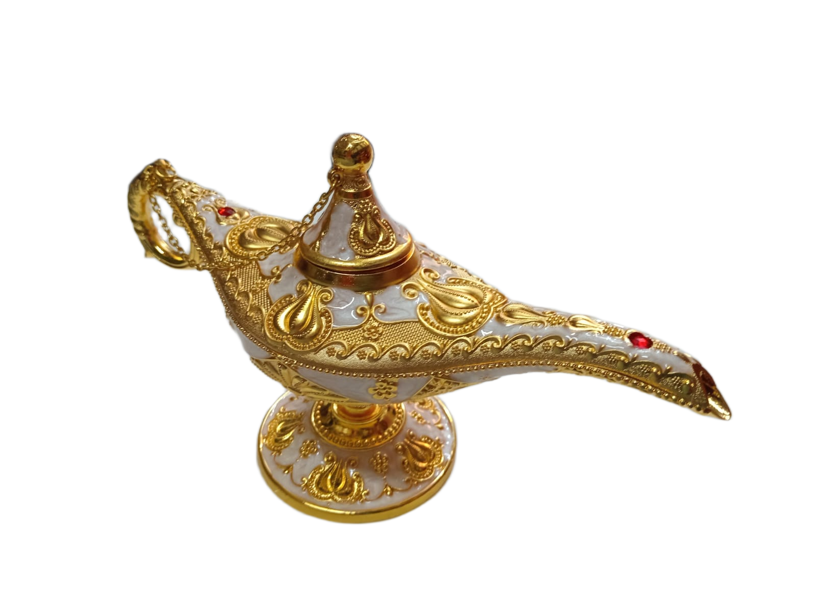 Vintage Style Aladdin Lamp Unique Gift & Decor Showpiece (W-23cm x H-12.5cm) - Image 8