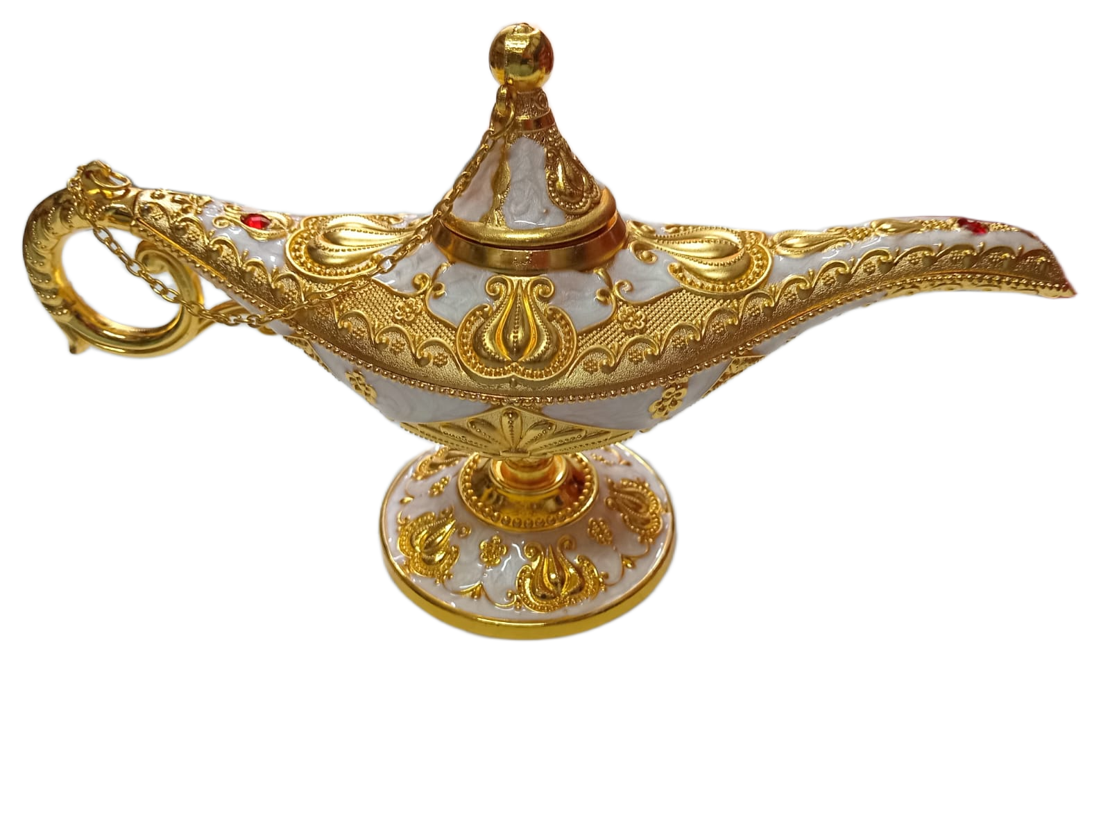 Vintage Style Aladdin Lamp Unique Gift & Decor Showpiece (W-23cm x H-12.5cm) - Image 10