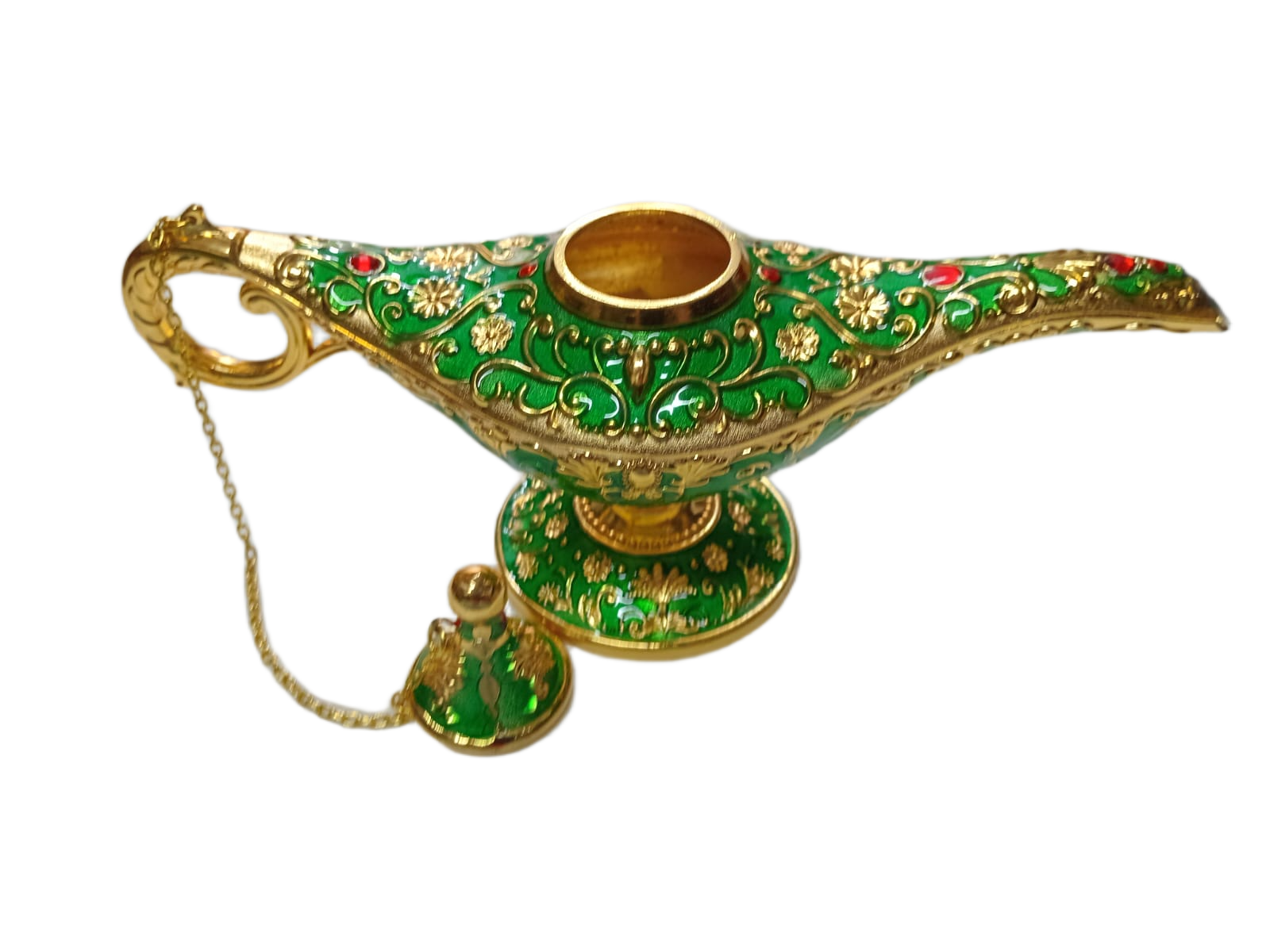 Vintage Style Aladdin Lamp Unique Gift & Decor Showpiece (W-23cm x H-12.5cm) - Image 4