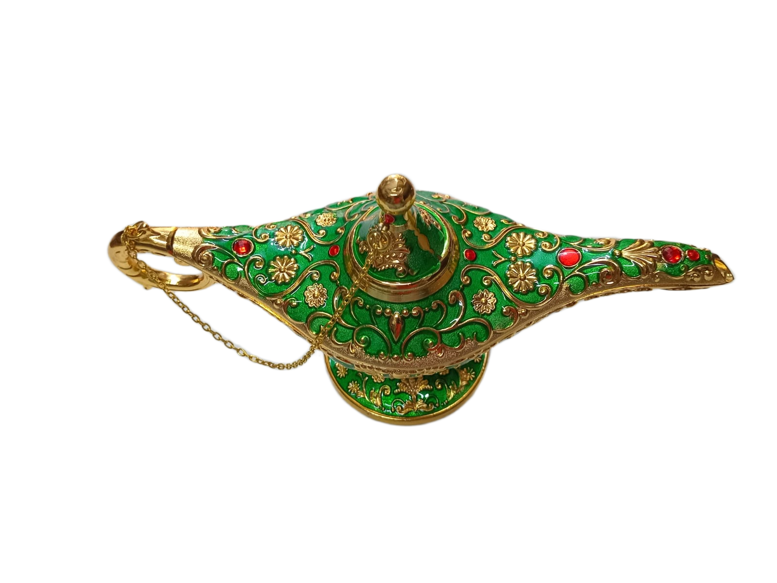 Vintage Style Aladdin Lamp Unique Gift & Decor Showpiece (W-23cm x H-12.5cm) - Image 5