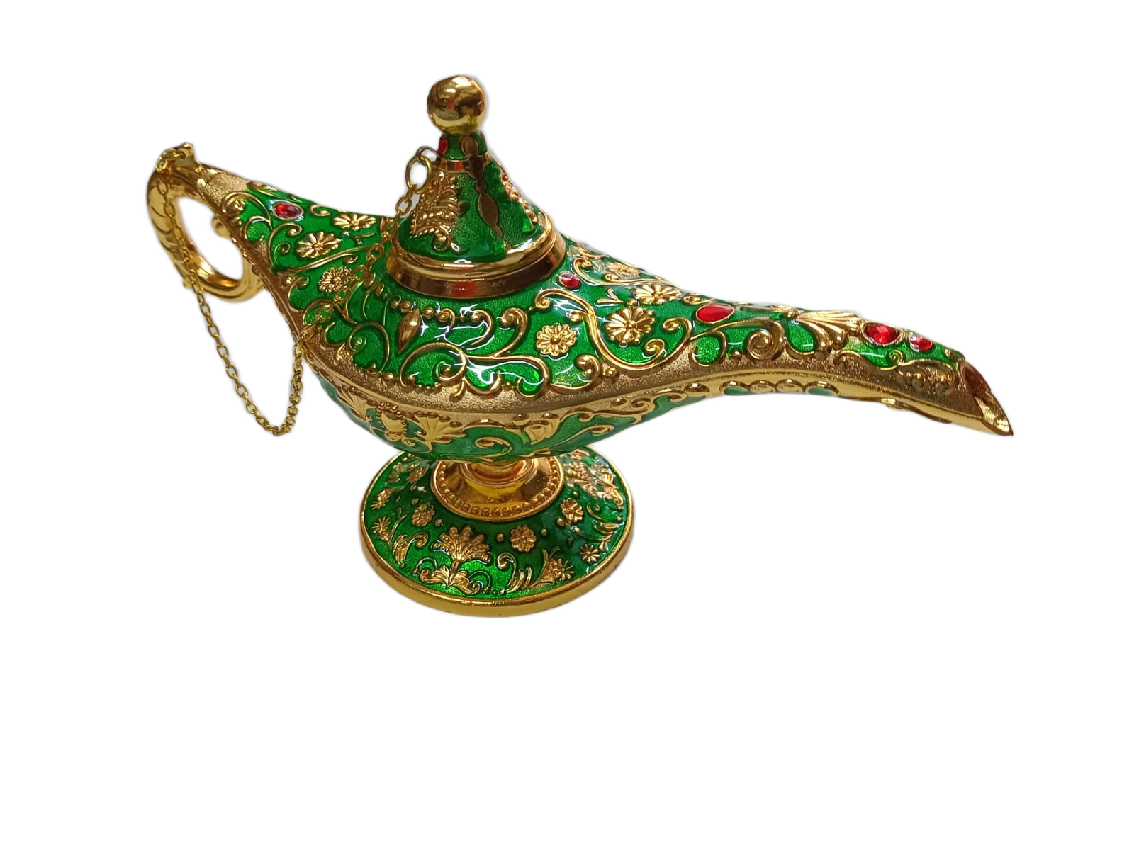 Vintage Style Aladdin Lamp Unique Gift & Decor Showpiece (W-23cm x H-12.5cm) - Image 7