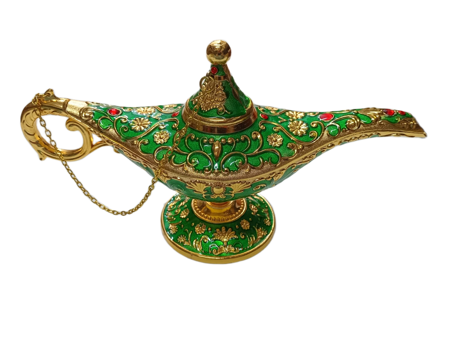Vintage Style Aladdin Lamp Unique Gift & Decor Showpiece (W-23cm x H-12.5cm) - Image 8