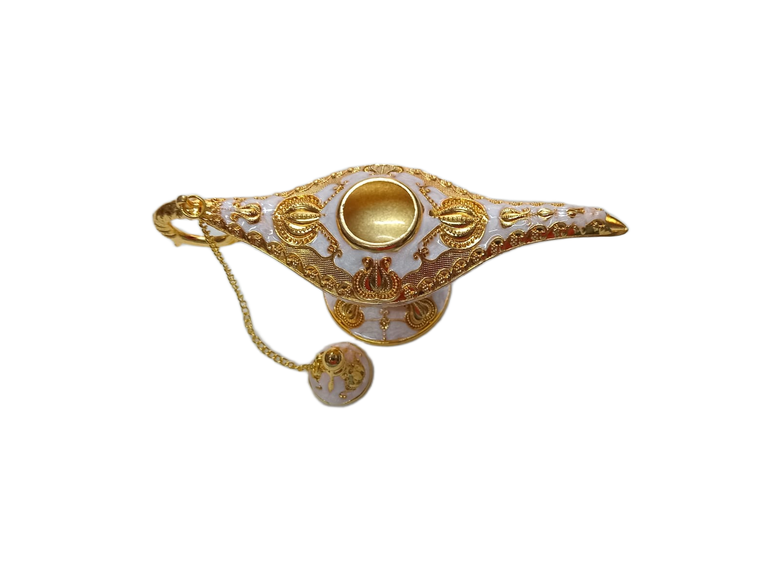 Vintage Style Aladdin Lamp Unique Gift & Decor Showpiece (W-16cm x H-9cm) - Image 4
