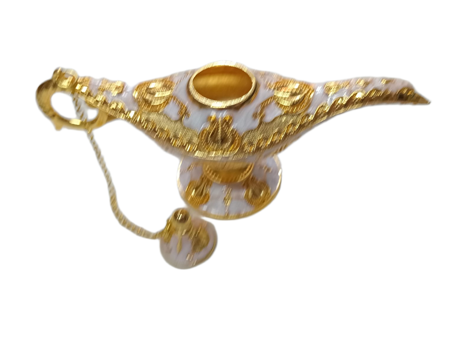Vintage Style Aladdin Lamp Unique Gift & Decor Showpiece (W-16cm x H-9cm) - Image 5
