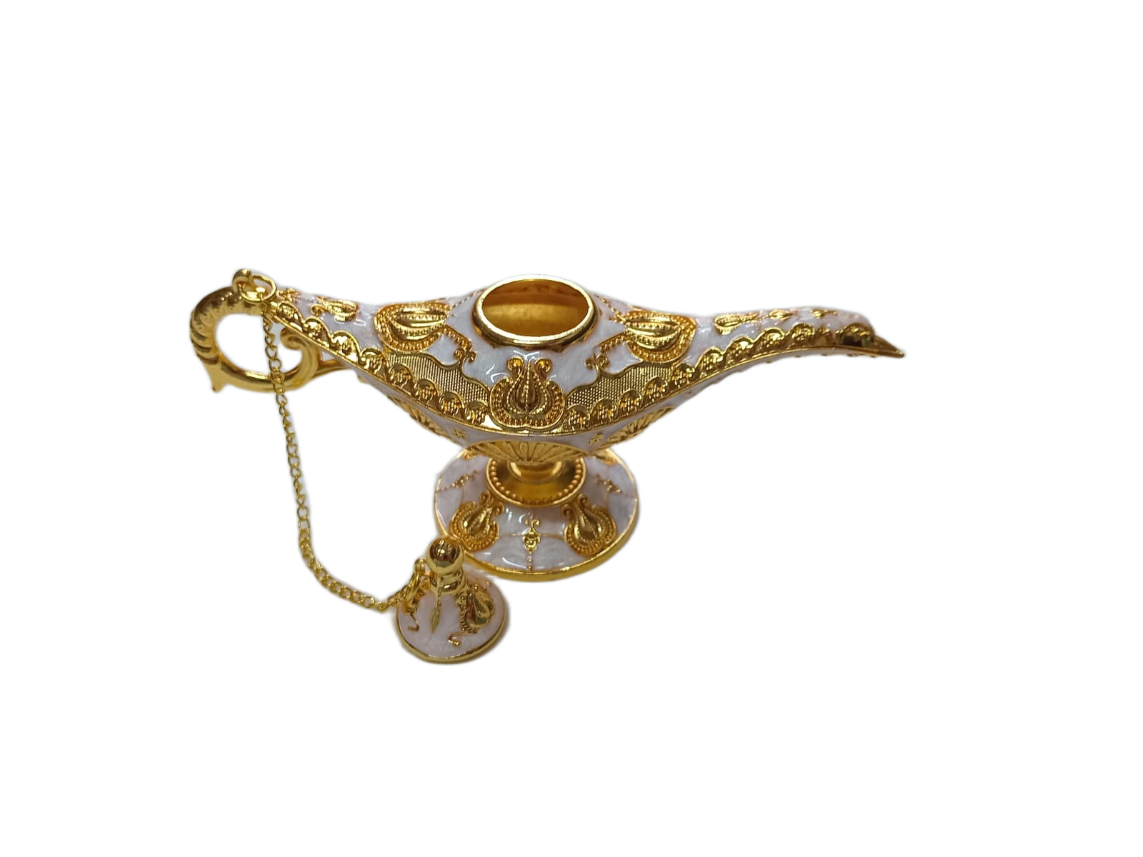 Vintage Style Aladdin Lamp Unique Gift & Decor Showpiece (W-16cm x H-9cm) - Image 6