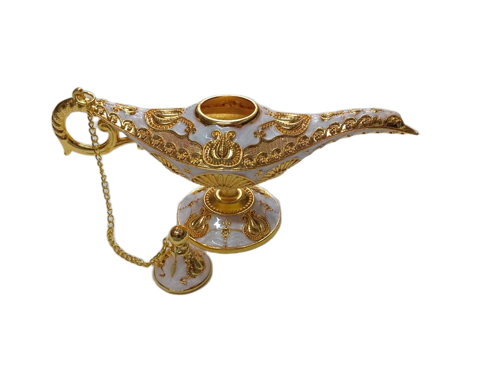Vintage Style Aladdin Lamp Unique Gift & Decor Showpiece (W-16cm x H-9cm) - Image 9