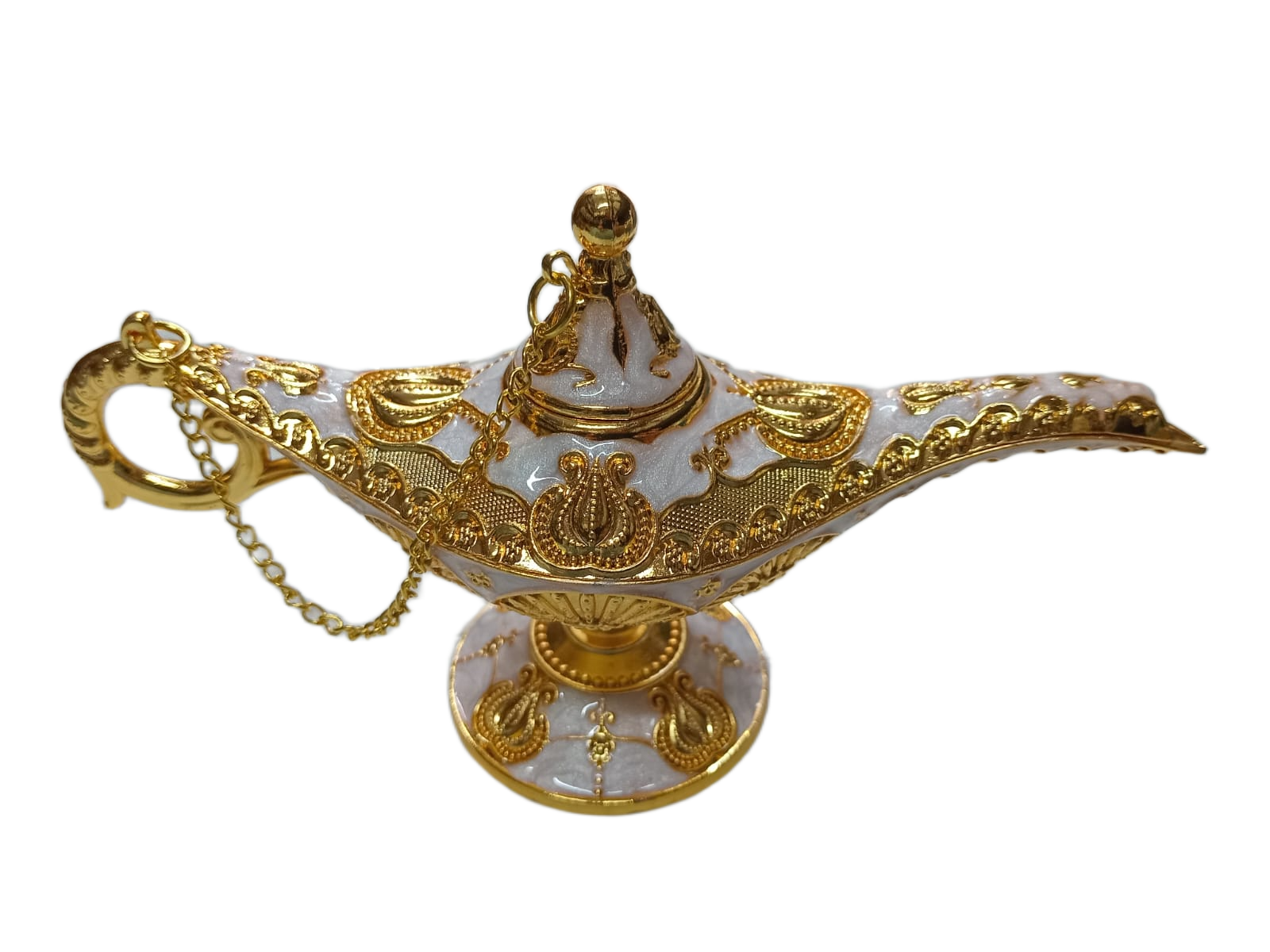 Vintage Style Aladdin Lamp Unique Gift & Decor Showpiece (W-16cm x H-9cm) - Image 10