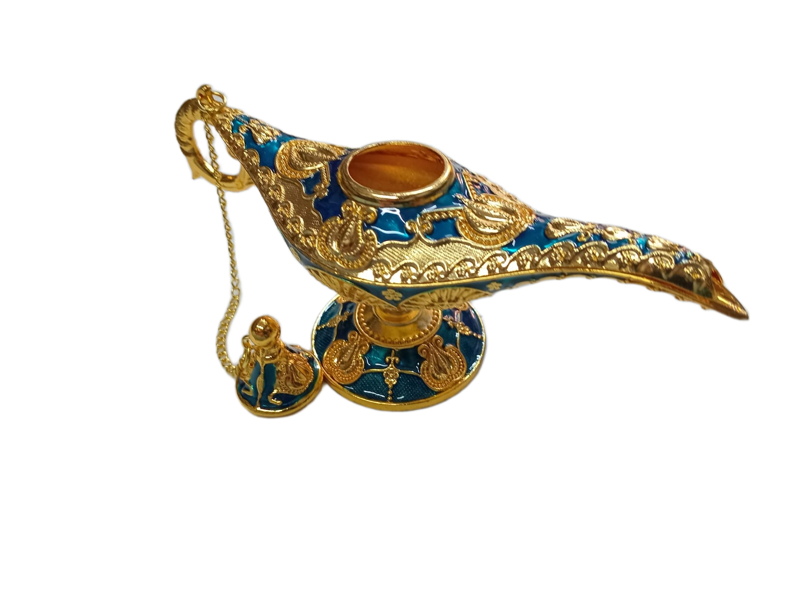 Vintage Style Aladdin Lamp Unique Gift & Decor Showpiece (W-16cm x H-9cm) - Image 5
